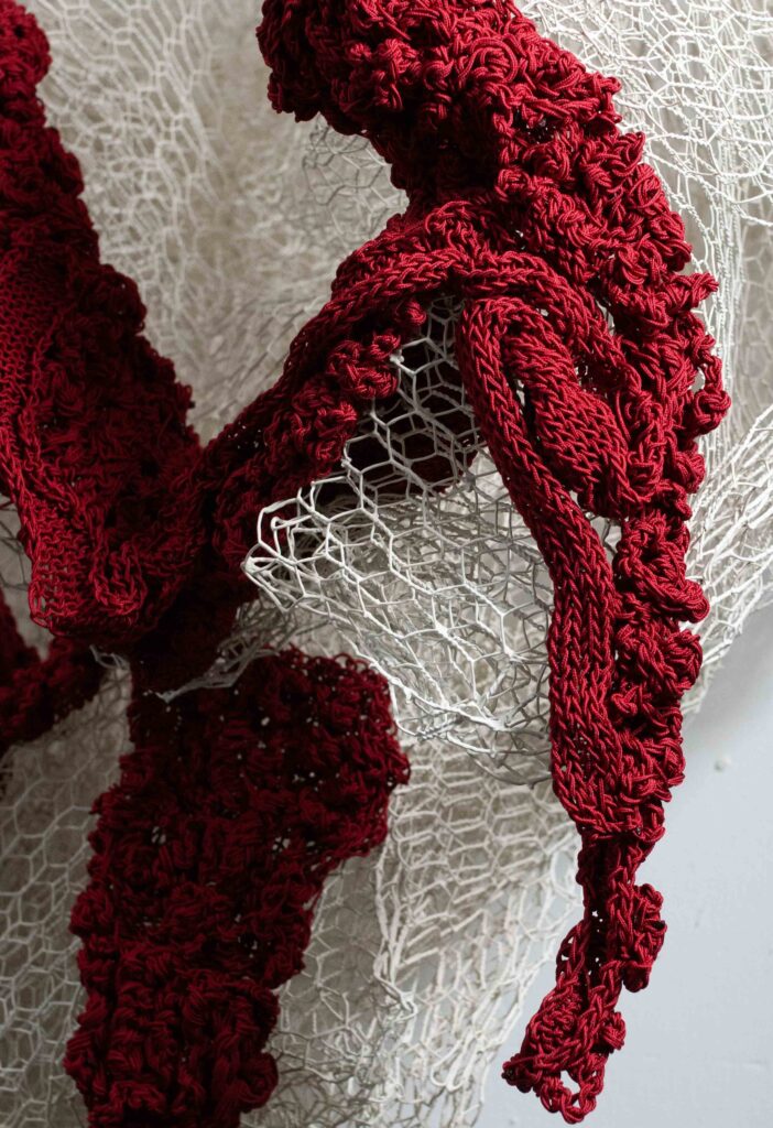 Aude Borromée, Humanity, Humanité, textile, weaving