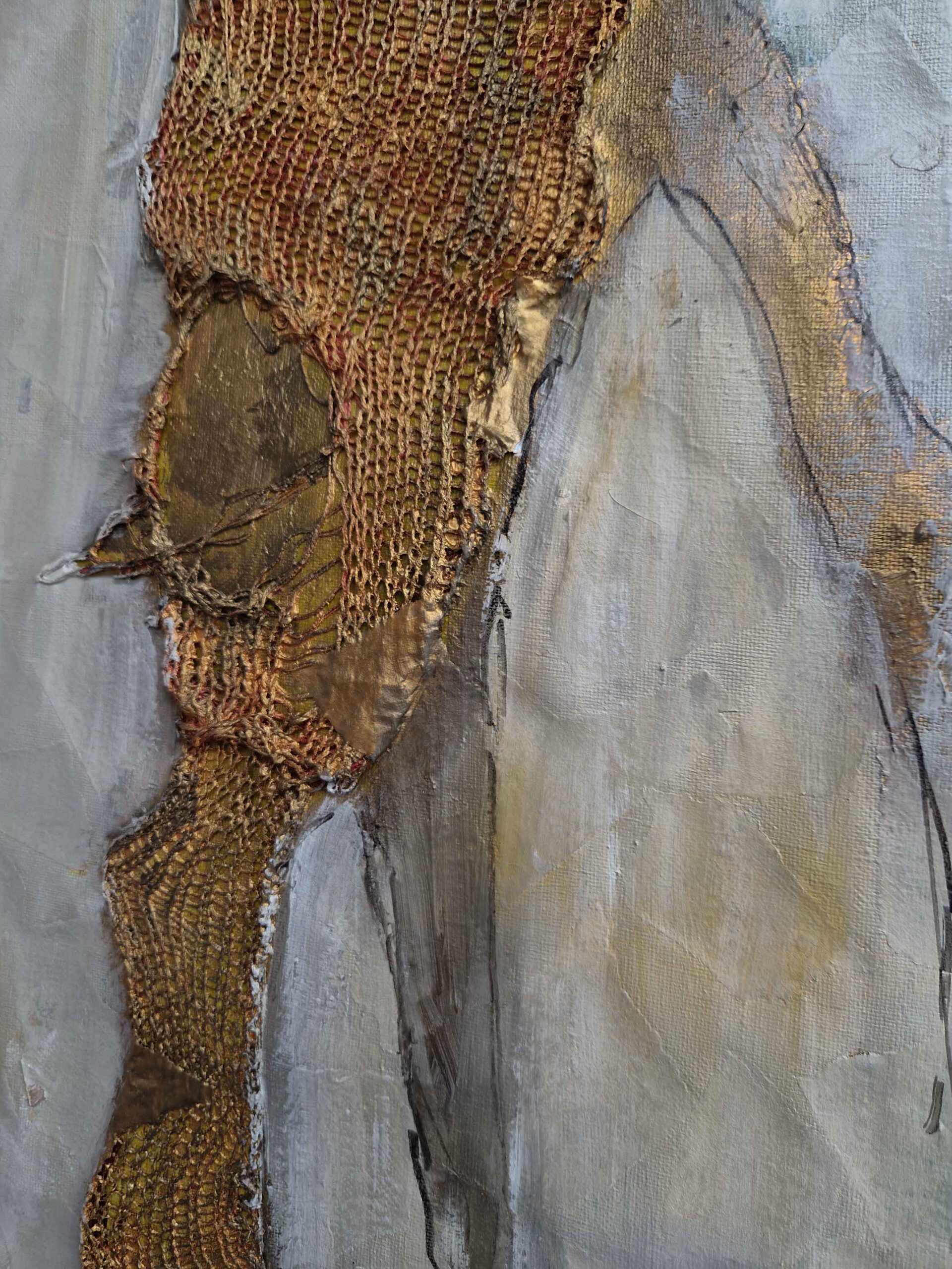 Aude Borromee, painting, textile, healing, soin, peinture